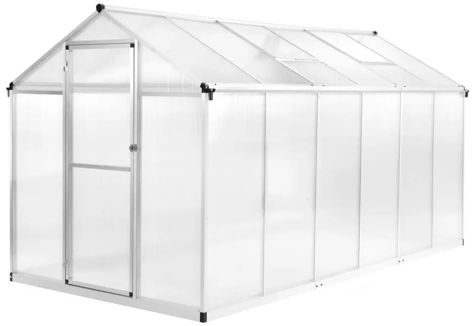 Sera de gradina VidaXL 45216 3.6x1.9m (White)