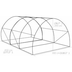 Sera de gradina VidaXL 45535 450x300x200 (Green) Thumb