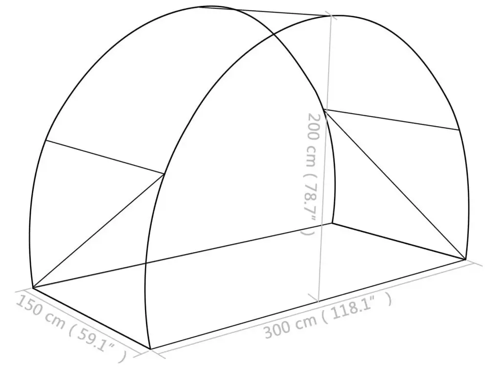 Садовая теплица VidaXL 45748 (White)