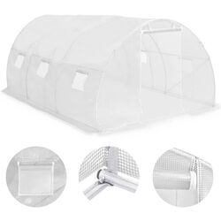 Sera de gradina VidaXL 45750 450x300x200cm (White) Thumb