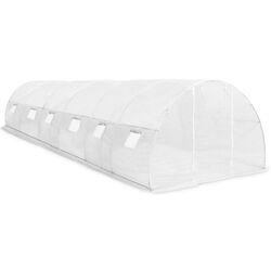 Sera de gradina VidaXL 45752 9x3x2cm (White) Thumb