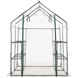 Sera de gradina VidaXL 46914 1.4x1.4m (Transparent) Thumb