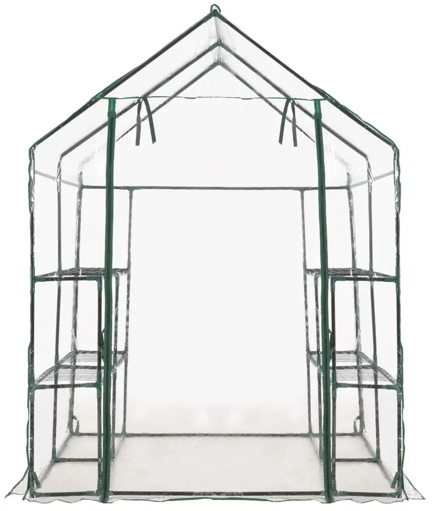 Sera de gradina VidaXL 46914 1.4x1.4m (Transparent)