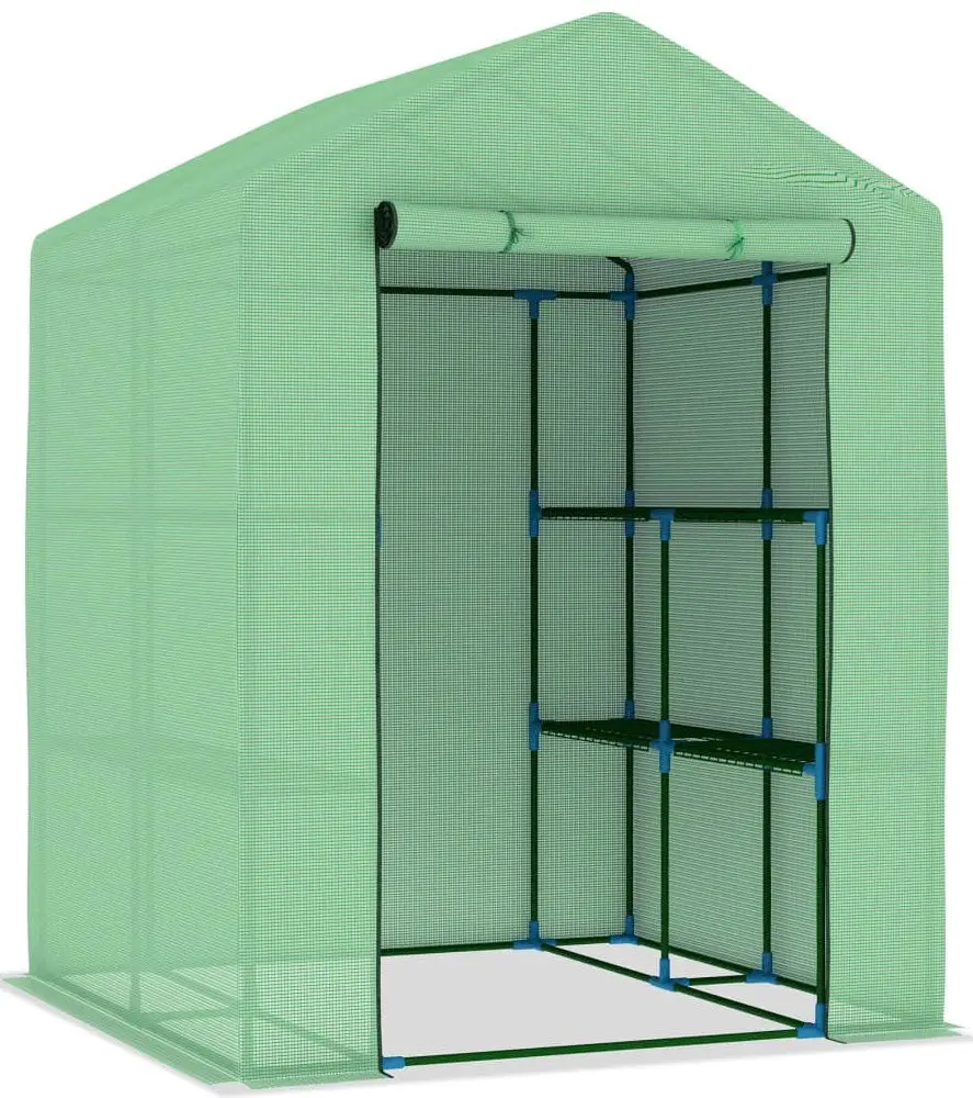 Sera de gradina VidaXL 48167 1.4x1.4m (Green)