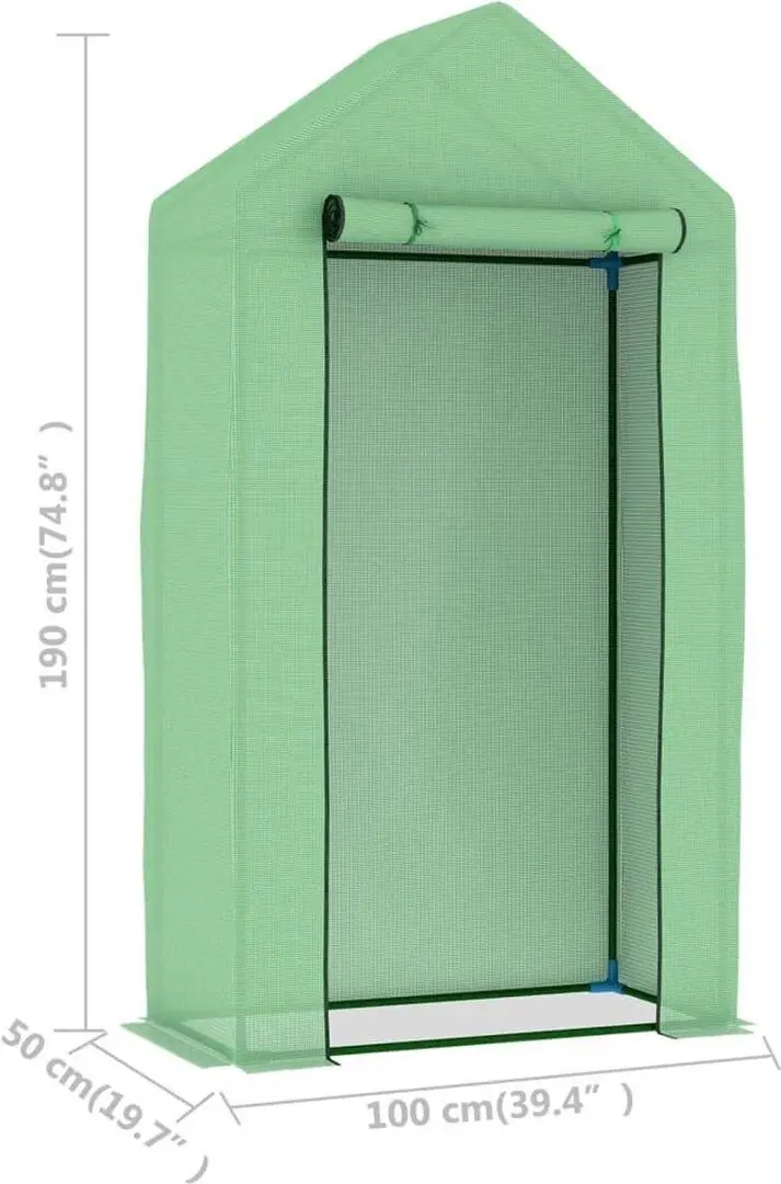 Sera de gradina VidaXL 48168 100x50x190 (Green)