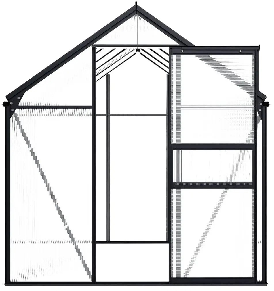 Садовая теплица VidaXL 48211 1.9x3.1m (Anthracite) - 3