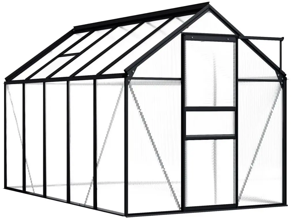 Садовая теплица VidaXL 48211 1.9x3.1m (Anthracite)