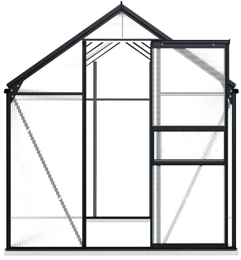 Садовая теплица VidaXL 48216 1.9x2.5m (Anthracite) - 3