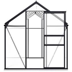 Sera de gradina VidaXL 48218 1.9x3.7m (Anthracite) Thumb