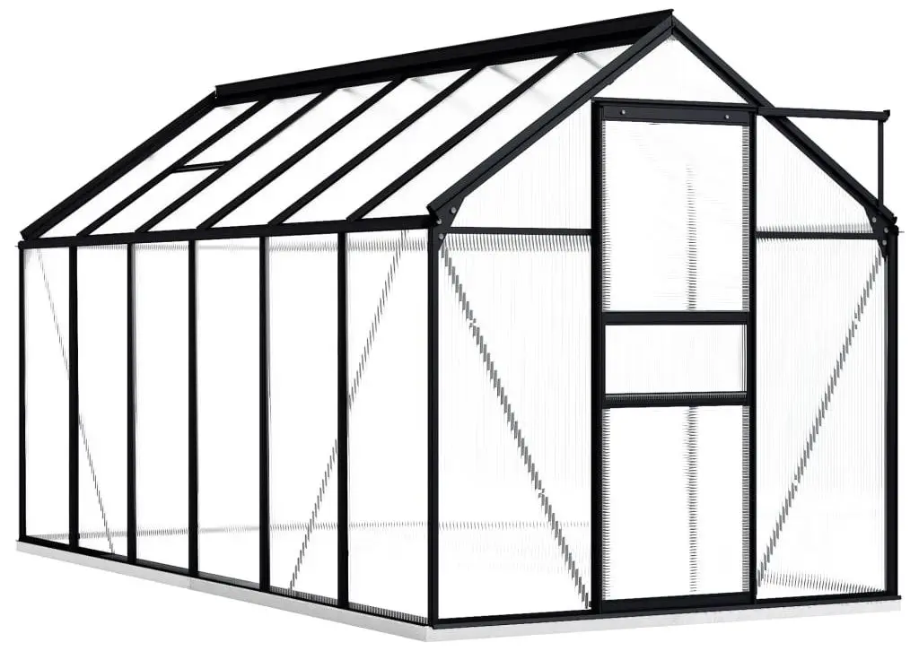 Sera de gradina VidaXL 48218 1.9x3.7m (Anthracite)