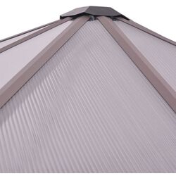 Sera de gradina VidaXL 48836 2.4x2.1m (Brown) Thumb