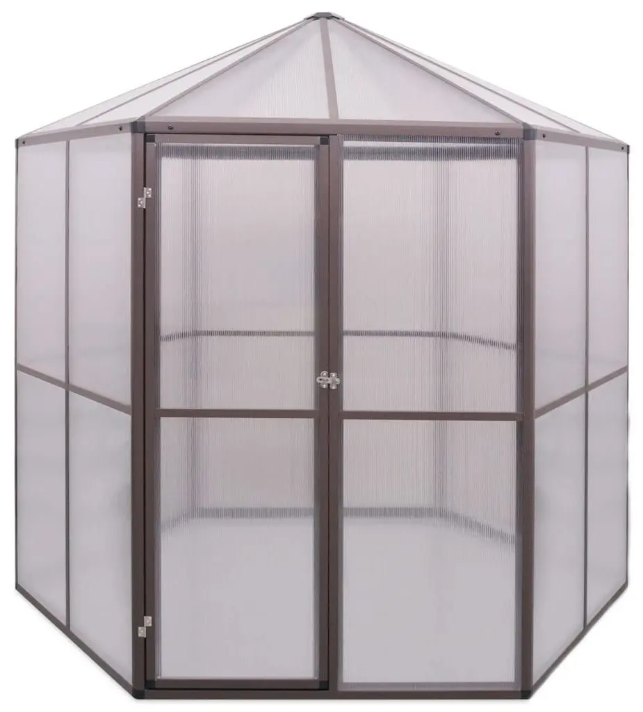 Sera de gradina VidaXL 48836 2.4x2.1m (Brown)