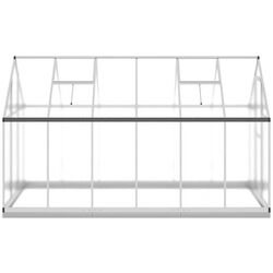 Sera de gradina VidaXL 3266329 3.3x1.7 (Silver) Thumb