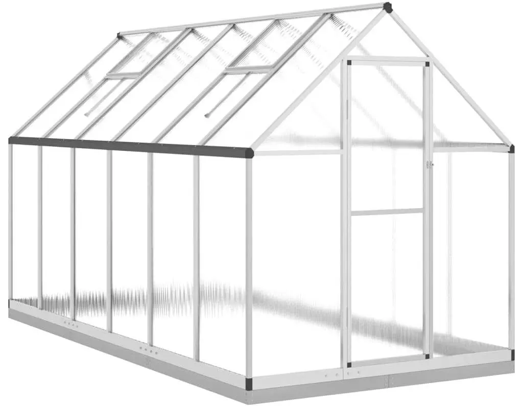 Sera de gradina VidaXL 3266329 3.3x1.7 (Silver)