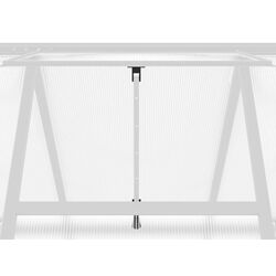 Sera de gradina VidaXL 4005834 2.2x1.7m (Silver) Thumb