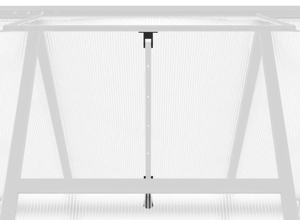 Sera de gradina VidaXL 4005834 2.2x1.7m (Silver)