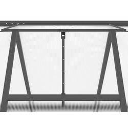 Sera de gradina VidaXL 4005836 2.2x1.7m (Anthracite) Thumb