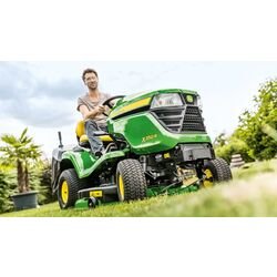 Трактор для газонов John Deere X350R Thumb