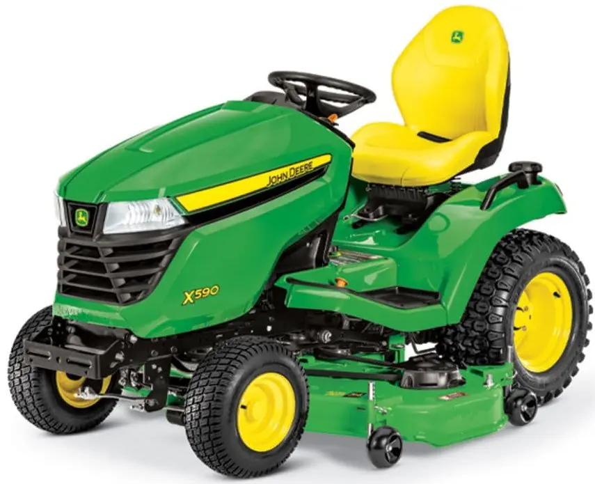 Трактор для газонов John Deere X590