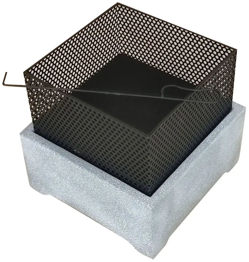 Semineu din piatra artificiala în aer liber Activa MgO Idaho (Black/Grey) - 2