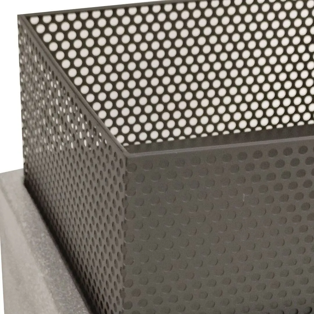 Semineu din piatra artificiala în aer liber Activa MgO Idaho (Black/Grey) - 3