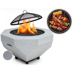 Castron pentru foc Blumfeldt Diamond (Light Grey) Thumb