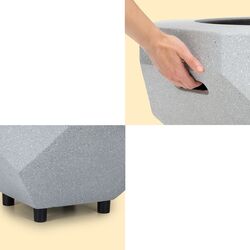 Castron pentru foc Blumfeldt Diamond (Light Grey) Thumb