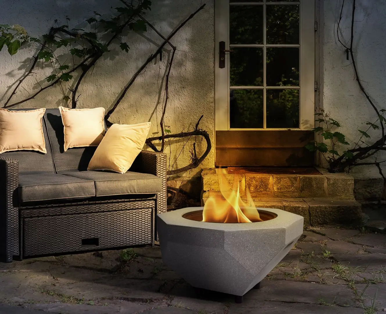 Castron pentru foc Blumfeldt Diamond (Light Grey)