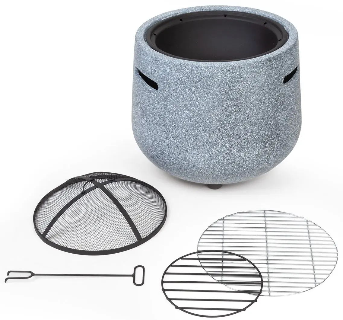 Чаша для костра Blumfeldt Evora (Grey) - 3