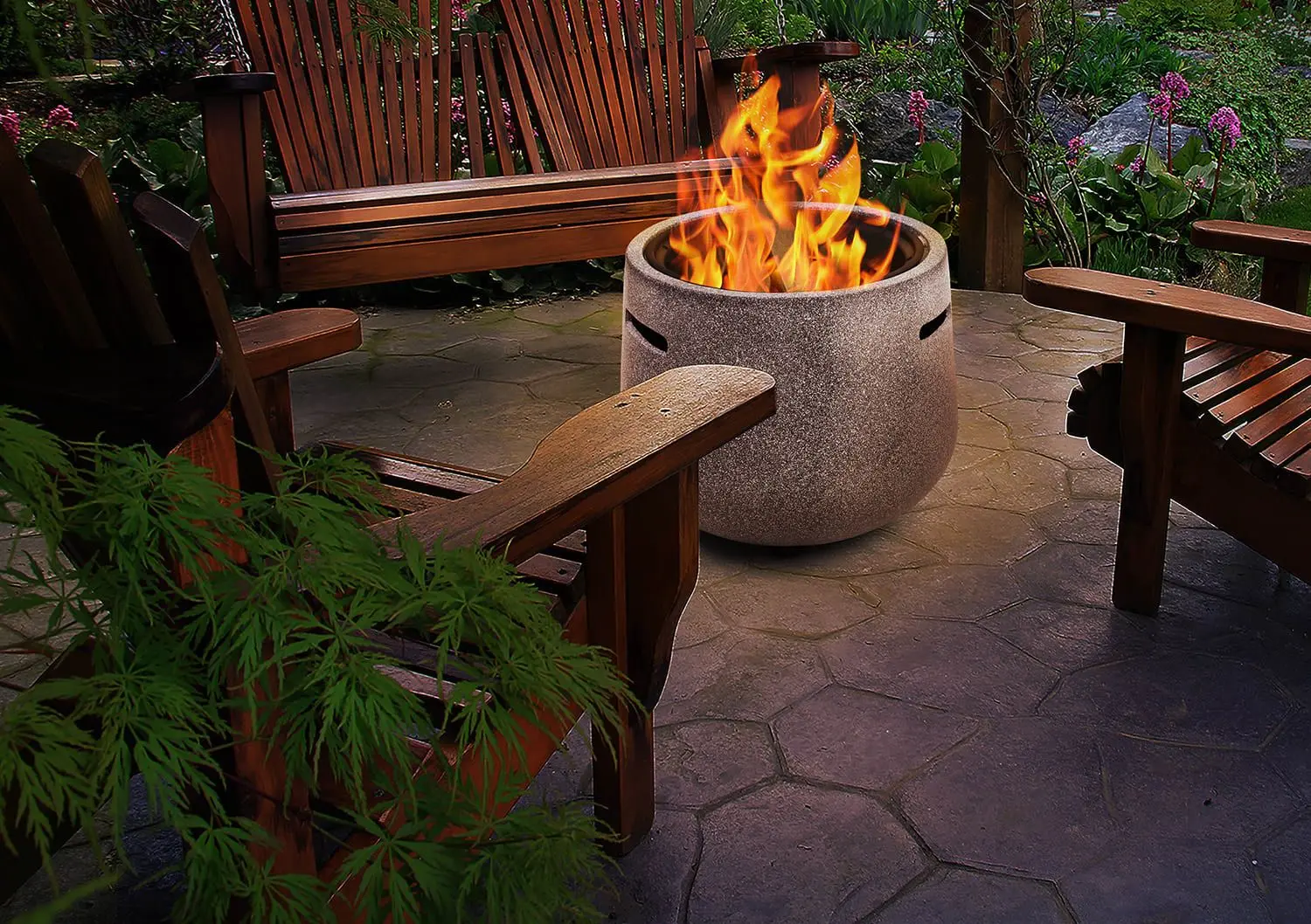 Чаша для костра Blumfeldt Evora (Grey) - 2