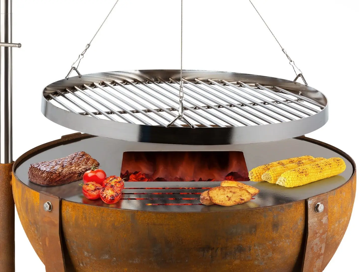 Castron pentru foc Blumfeldt Fire Globe (Rust)