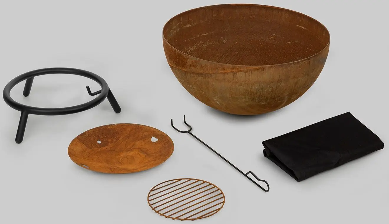 Чаша для костра Blumfeldt Fireball (Rust/Black) - 6