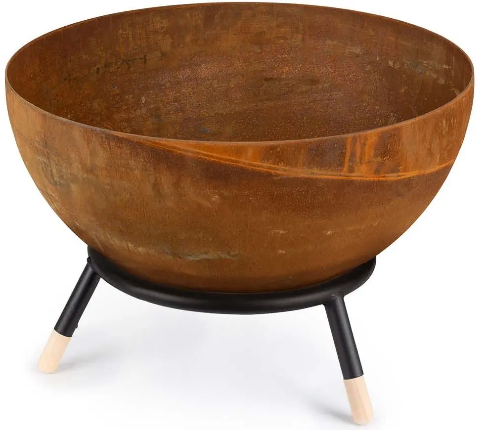 Castron pentru foc Blumfeldt Fireball (Rust/Wood) - 2