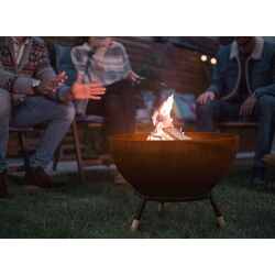 Castron pentru foc Blumfeldt Fireball (Rust/Wood) Thumb