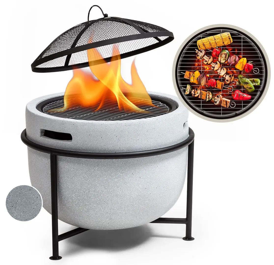 Castron pentru foc Blumfeldt Grail (Light Grey) - 2