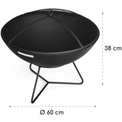 Castron pentru foc Blumfeldt Orbit (Black) Thumb