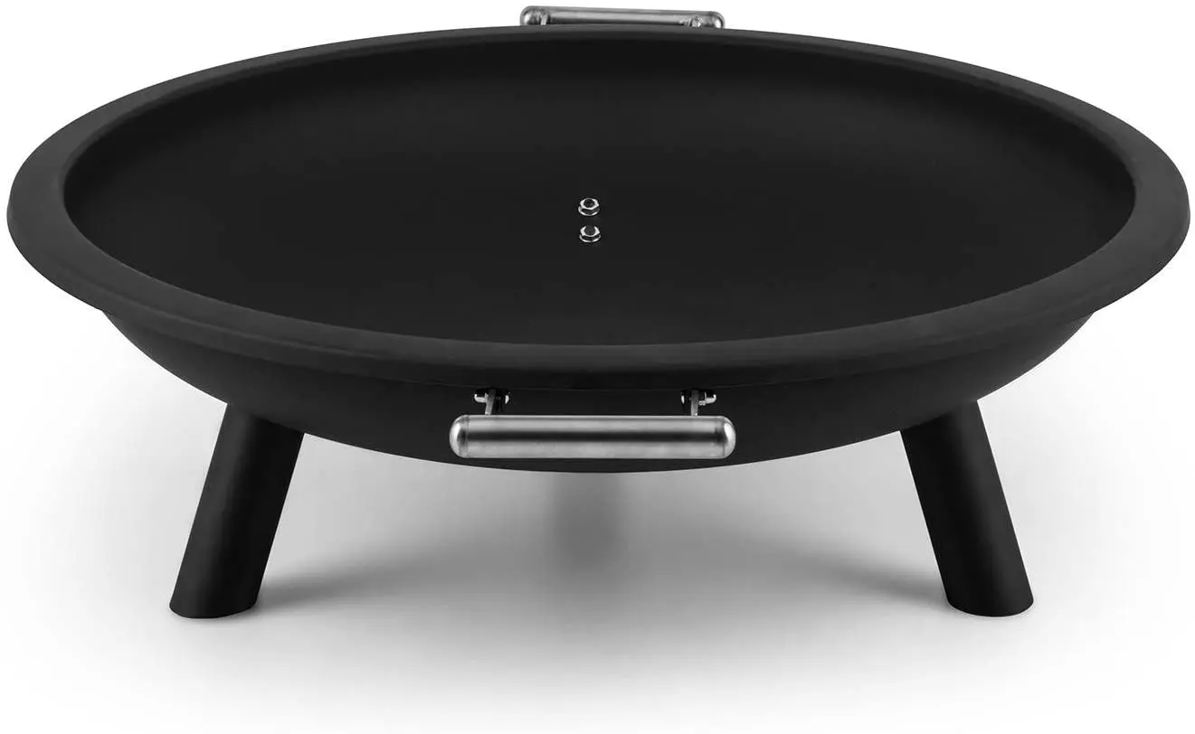 Castron pentru foc Blumfeldt Trino Feuerschale Feuerkorb (Black)