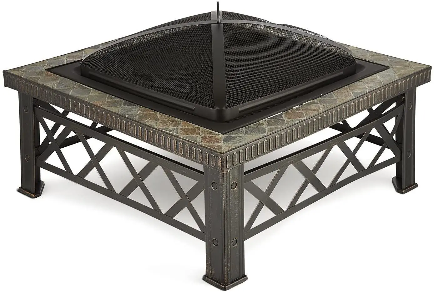 Чаша для костра с крышкой Blumfeldt Merano (Black)