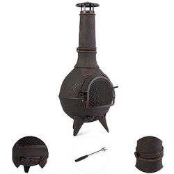 Уличный чугунный камин Blumfeldt Augustus (Bronze) Thumb