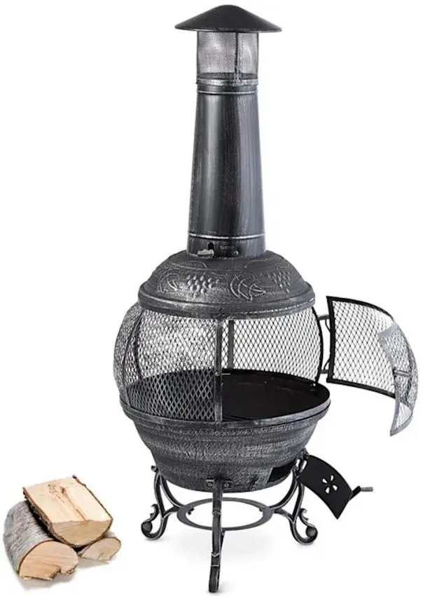 Semineu de terasa din fonta Blumfeldt Flavius (Silver) - 2