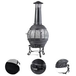 Semineu de terasa din fonta Blumfeldt Flavius (Silver) Thumb