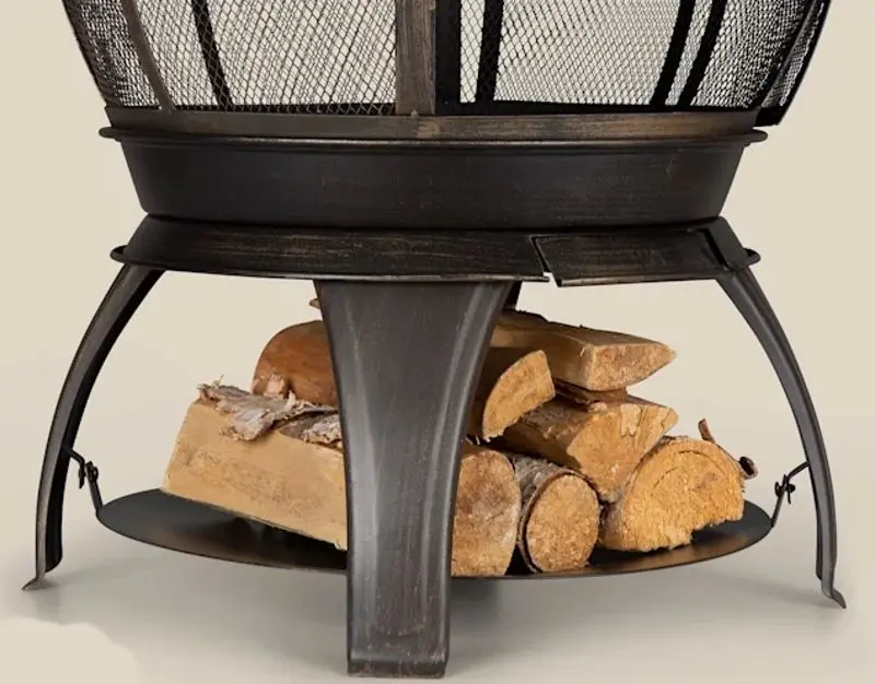 Уличный чугунный камин Blumfeldt Titus (Black)