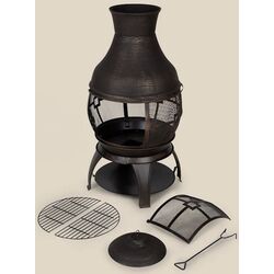 Уличный чугунный камин Blumfeldt Titus (Black) Thumb