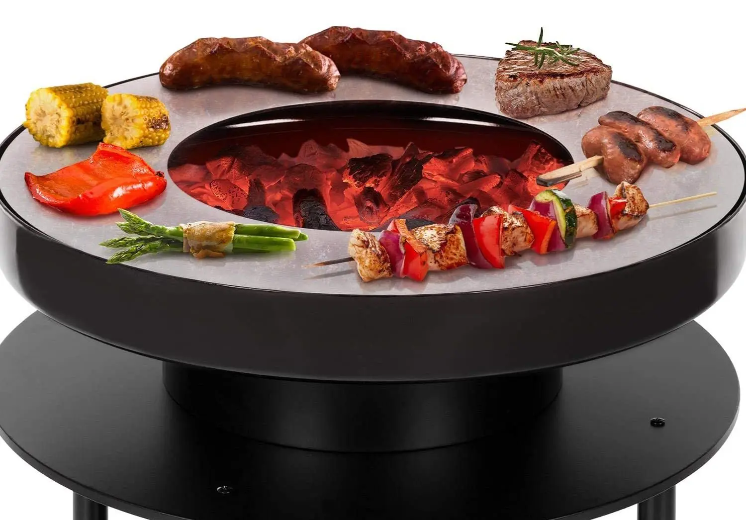 Уличный камин 2в1 Blumfeldt Wood Stock (Black)