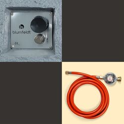 Уличный камин Blumfeldt Andros (Light Grey) Thumb