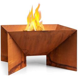 Уличный камин Blumfeldt Desert Rust Square (Brown)