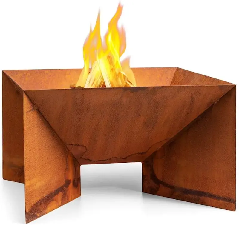 Уличный камин Blumfeldt Desert Rust Square (Brown)