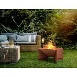 Уличный камин Blumfeldt Desert Rust Square (Brown) Thumb