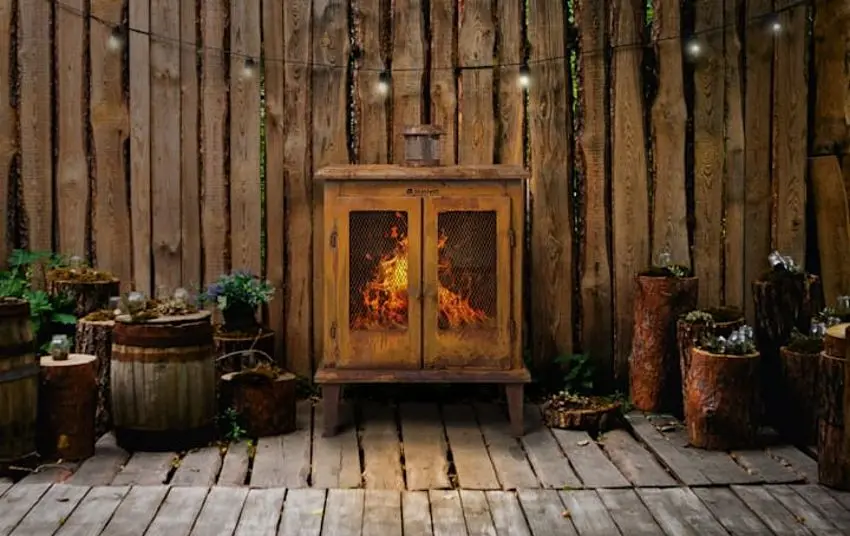 Уличный камин Blumfeldt Flame Locker (Brown) - 6