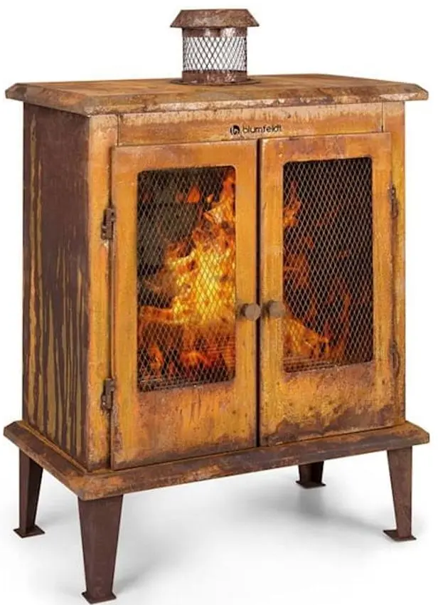 Уличный камин Blumfeldt Flame Locker (Brown)